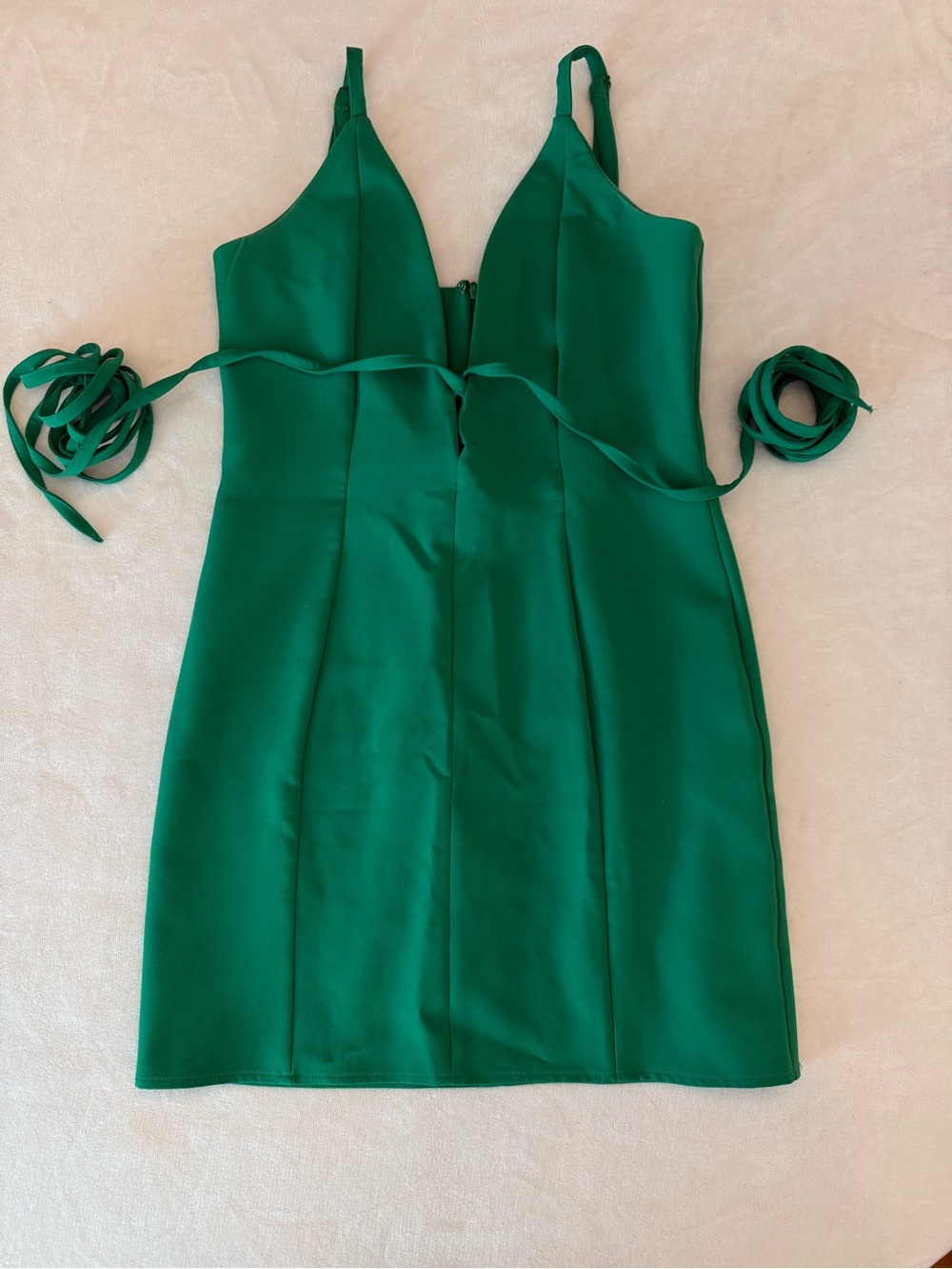ASOS | Deep V Mini Dress - Picture 4 of 12